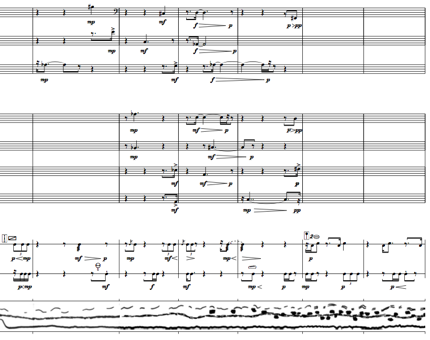 snapshot of score of in heaven...