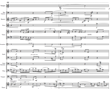 snapshot of score of 60 Minims