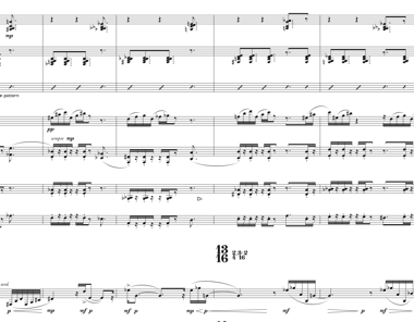 snapshot of score of Concerto for Trumpet and Orchestra